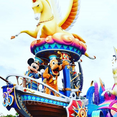 目線をくれたミッキー♡