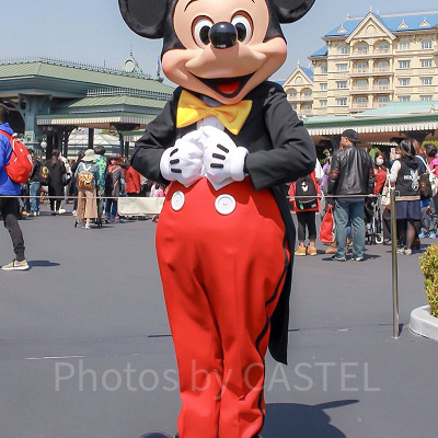 ディズニーランドで会えるミッキー