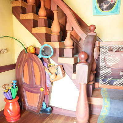 ミッキーの家の玄関