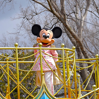 ミッキーの衣装も可愛い！