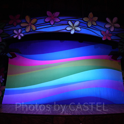 ミッキーのレインボールアウ：ステージ