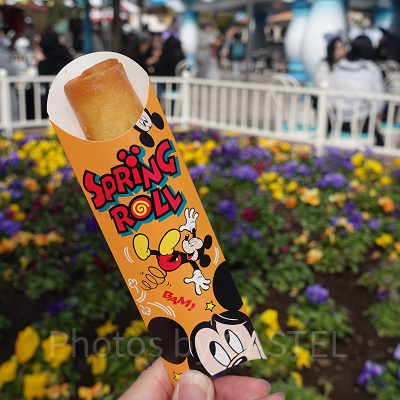 ディズニーランド食べ物：スプリングロール