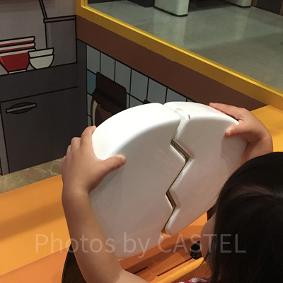 タマゴを割るミニゲーム