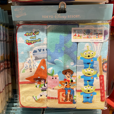 ウォッシュタオル（トイ・ストーリー×東京ディズニーリゾート