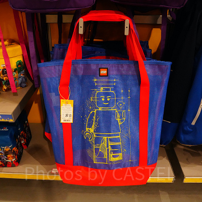 ミニフィギュアビーチトート（ブルー）