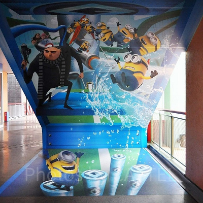 ミニオンとグルーのフォトスポット／ユニバーサルシティウォーク大阪