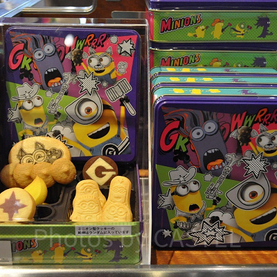 ミニオンのアソートクッキー缶