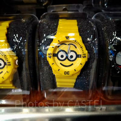 ミニオンのビックフェイス腕時計