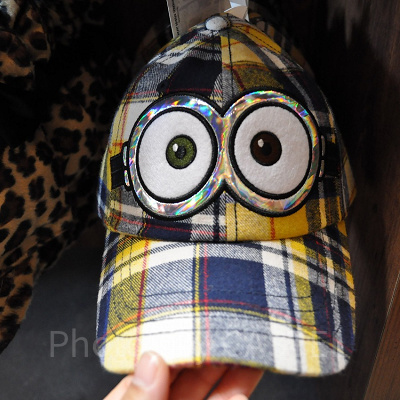 ミニオンのキャップ