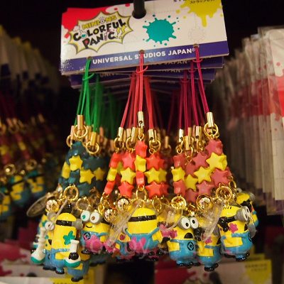 ミニオンカラフルパニックストラップセット