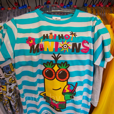 ミニオンの常夏ストライプTシャツ