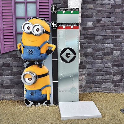 ミニオンのハチャメチャライドの身長計