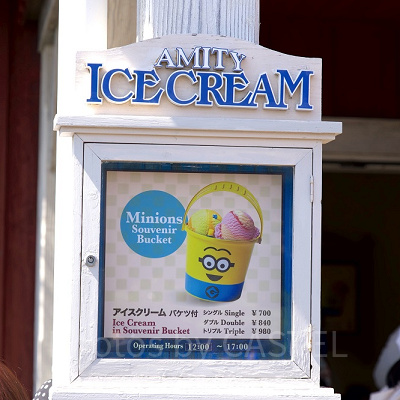 ミニオンのバケツ付アイスクリーム