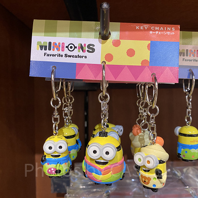 ミニオンキーチェーンセット（USJクリスマスグッズ2023）