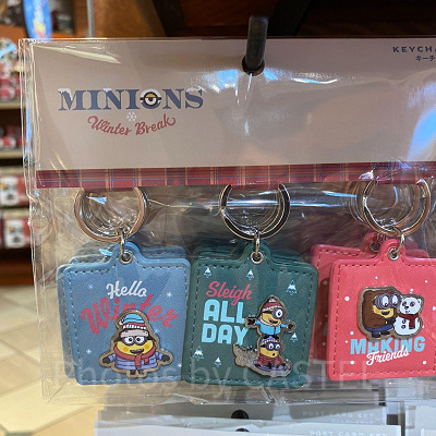 ミニオンのキーチェーンセット/USJクリスマスグッズ2022