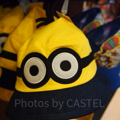 ミニオンのキッズハット（日よけ付き）