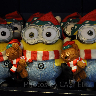 MINION MERRY CHRISTMASボブのぬいぐるみ