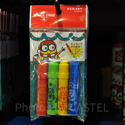 MINION MERRY CHRISTMASペンセット