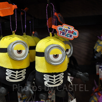 ミニオン「MINIONS MAYHEM TRICK」スチュアートのガイコツキーチェーン