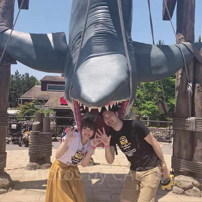 ミニオンおそろTシャツコーデ