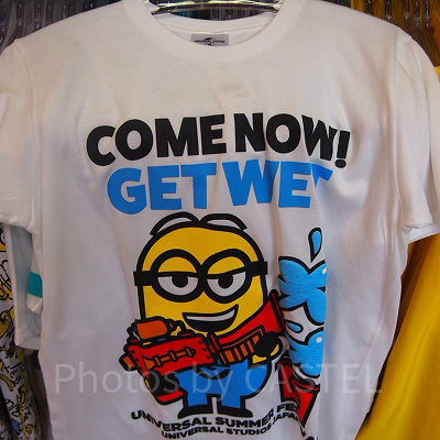 ミニオンの水鉄砲「GET WE」Tシャツ