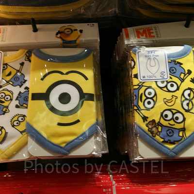 ミニオンのスタイ（ビブ）2枚組