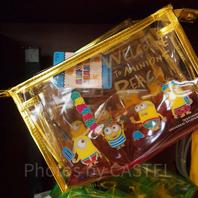 「MINIONS SUMMER」シリーズのビニールポーチ