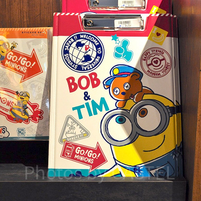 MINIONS TRAVELバインダー