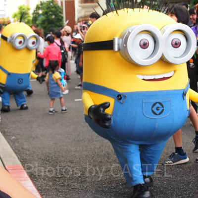 USJで会えるミニオン達