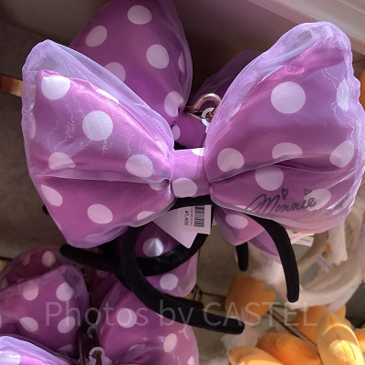 ミニーシフォンリボンカチューシャ（むらさき）