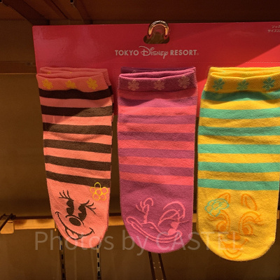 ミニー、デイジー、クラリスの靴下