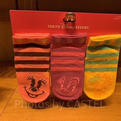 ミニー、デイジー、クラリスの靴下（キッズ）