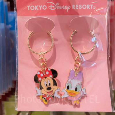 ミニー＆デイジーペアキーホルダー