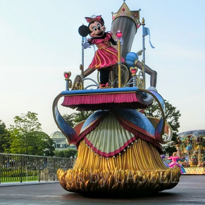 ミニーのフロート