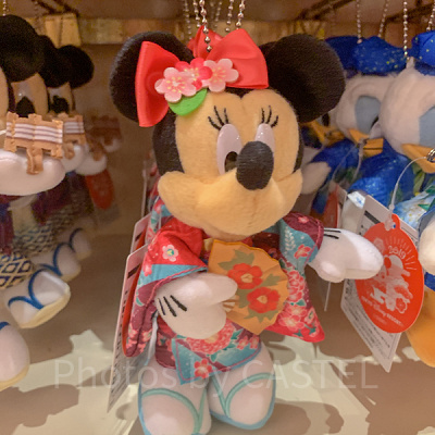 ミニー正月ぬいぐるみバッジ