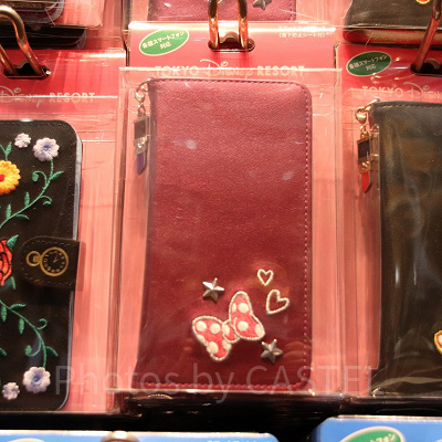 ミニーの手帳型（パープル）