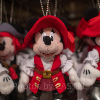 ミニーぬいぐるみバッジ