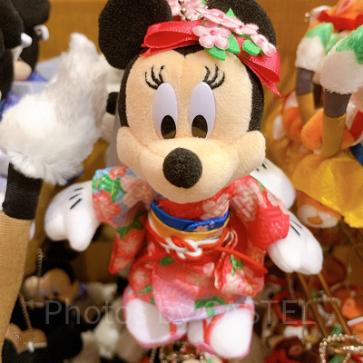 ミニーぬいぐるみバッジ