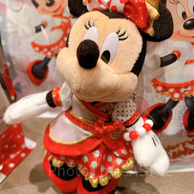 ミニーぬいぐるみバッジ