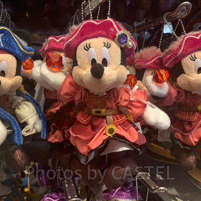 ミニーぬいぐるみバッジ