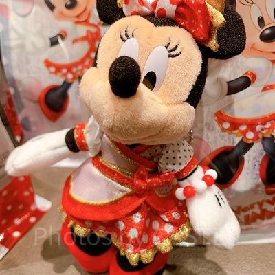 ミニー ぬいぐるみバッジ