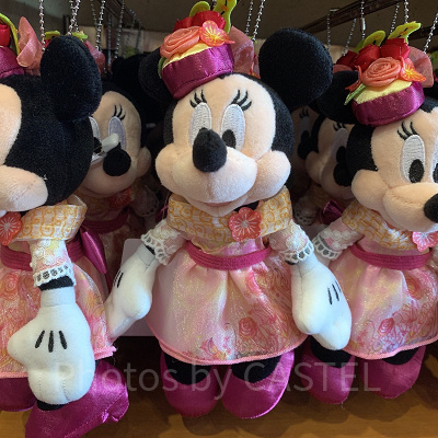 ミニーぬいぐるみバッジ（ミニーのスタイルスタジオ）