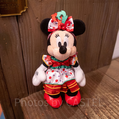 ミニーぬいぐるみバッジ（トロピカルスプラッシュ）