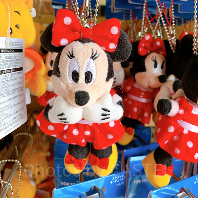 ミニーぬいぐるみストラップ（口パク）