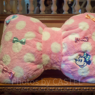 ミニーリボンクッション（ピンク）