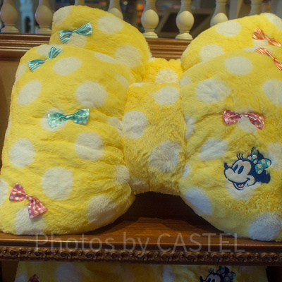 ミニーリボンクッション（イエロー）
