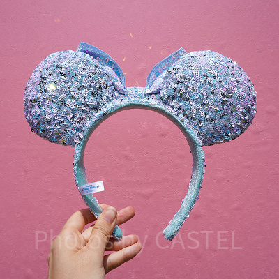 ミニースパンコールカチューシャのバックスタイル