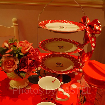 ミニーちゃんのアフタヌーンティーセット