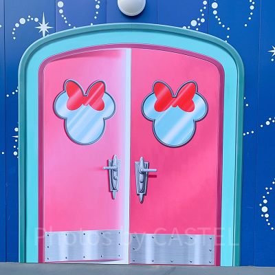 トゥーンタウンのミニーのグリーティングスペース