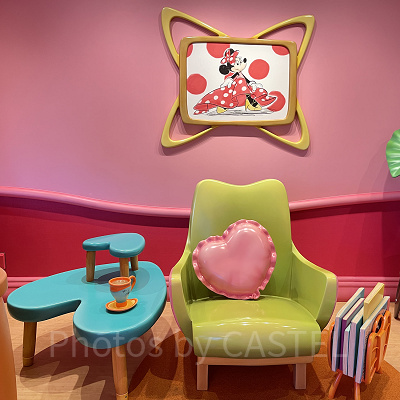 ミニーのスタイルスタジオの内装